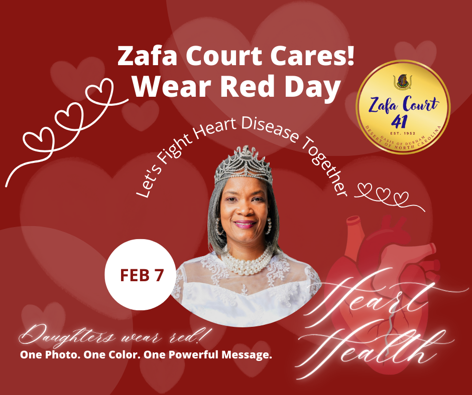 February 2026 - Daughter Wear Red for Heart Health
