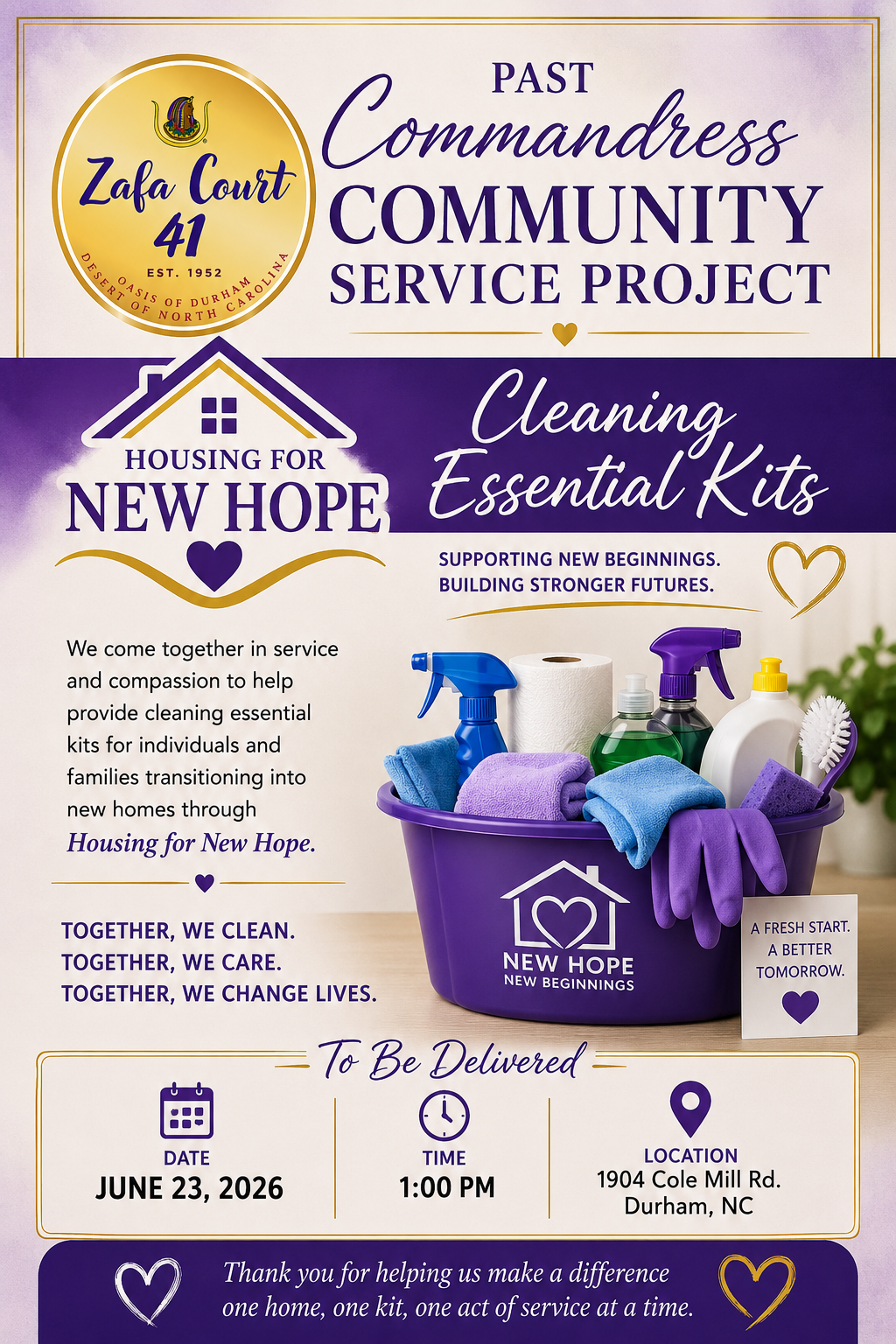 Housing for New Hope Essentials