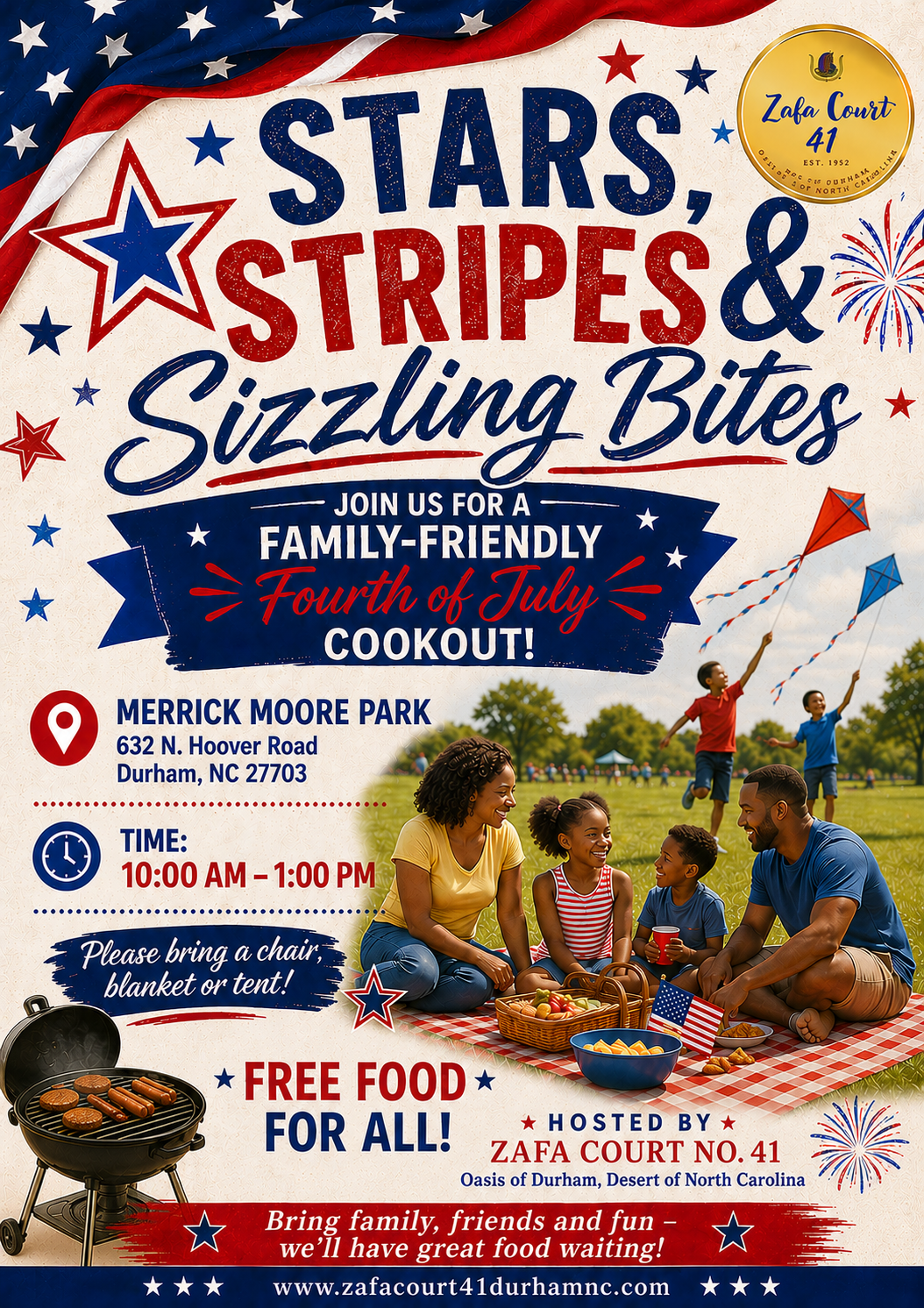 Community Cook-Out for Durham Families