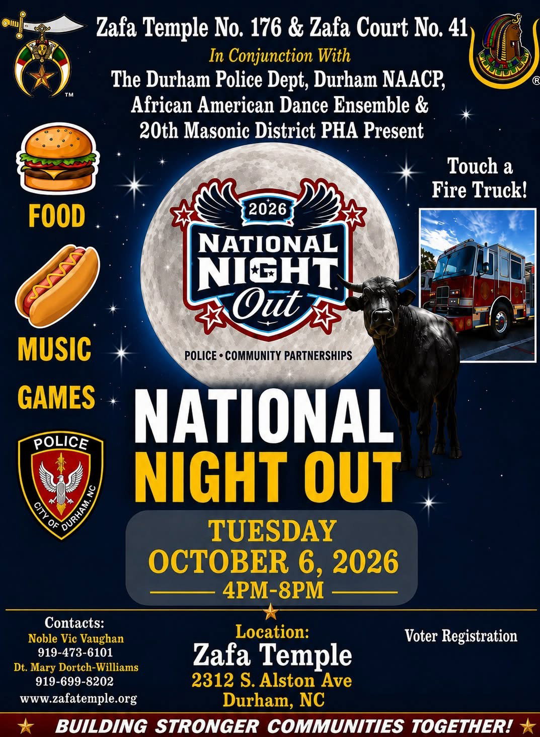 National Night Out in the Bull City - One Zafa