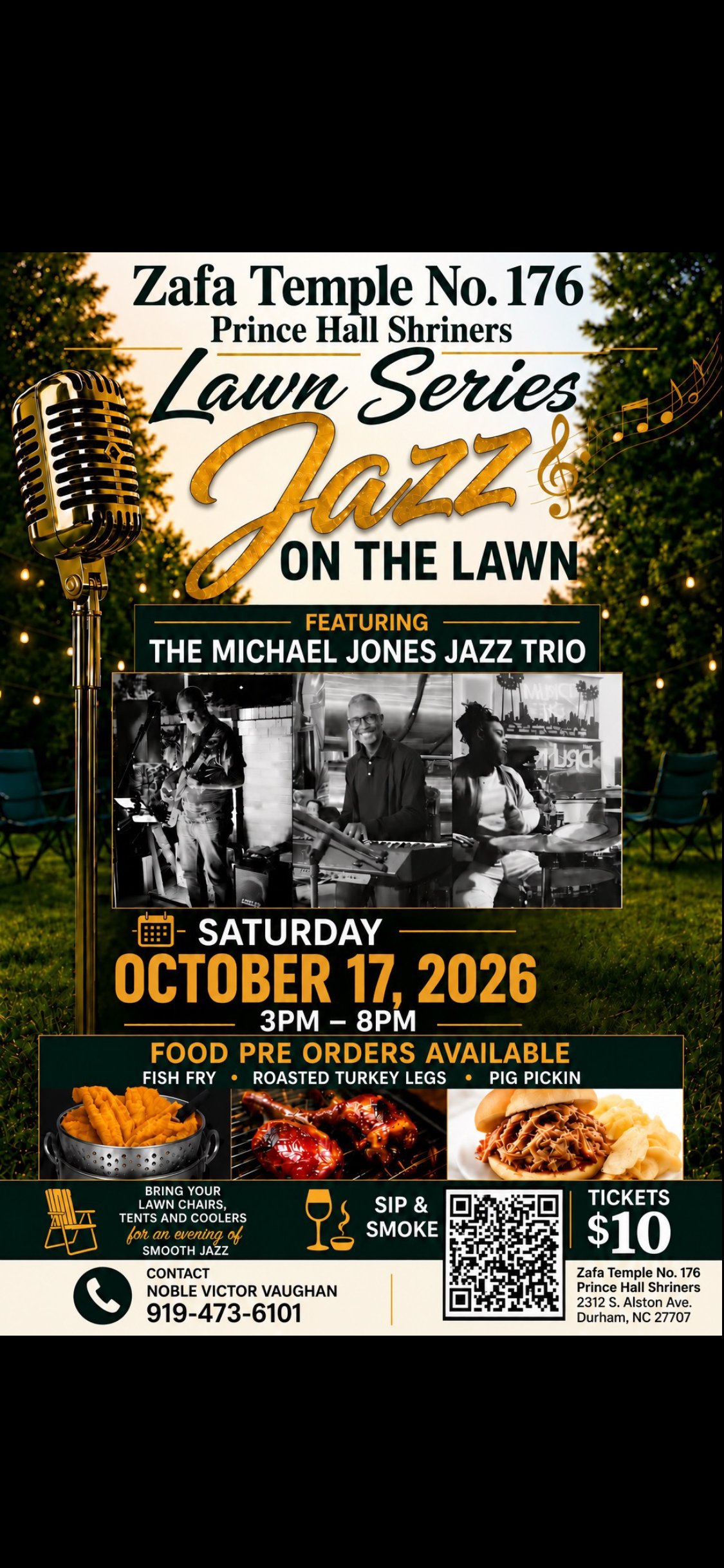 Zafa Temple No. 176 Jazz on the Lawn