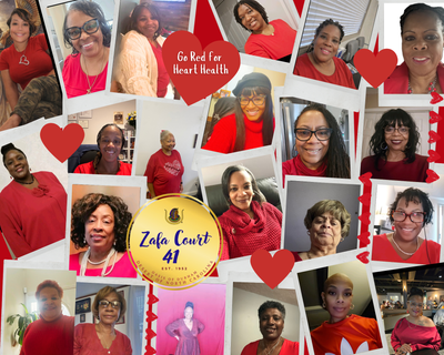 Zafa Court Wear Red for Heart Health