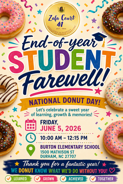 Student Farewell on National Donut Day!