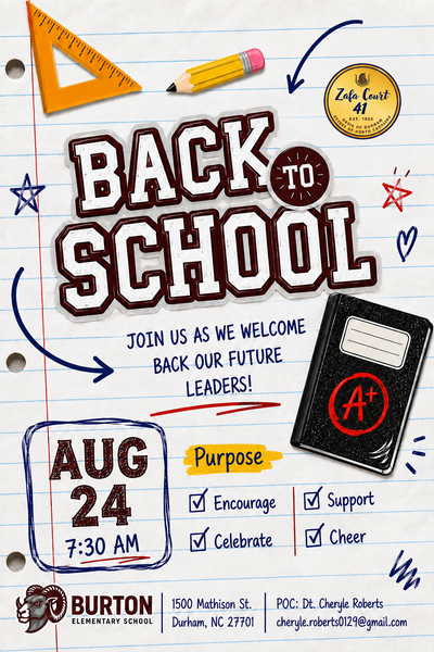 Burton Elementary Back to School Celebration