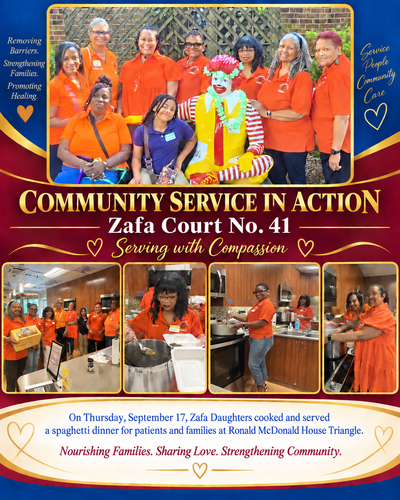 Dinner with Ronald McDonald & Zafa Court No. 41