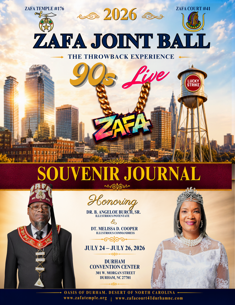 2026 Zafa Joint Ball Souvenir Journal thumbnail