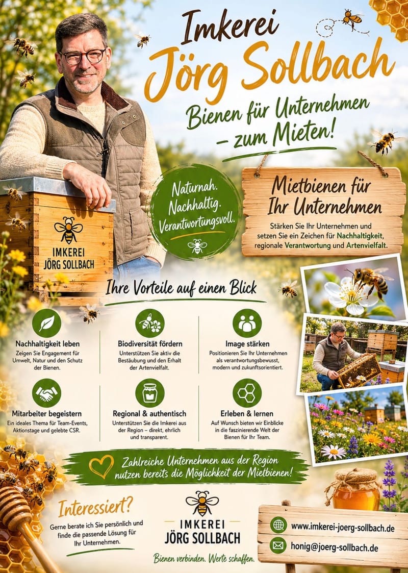 Miete Bienen für dein Unternehmen