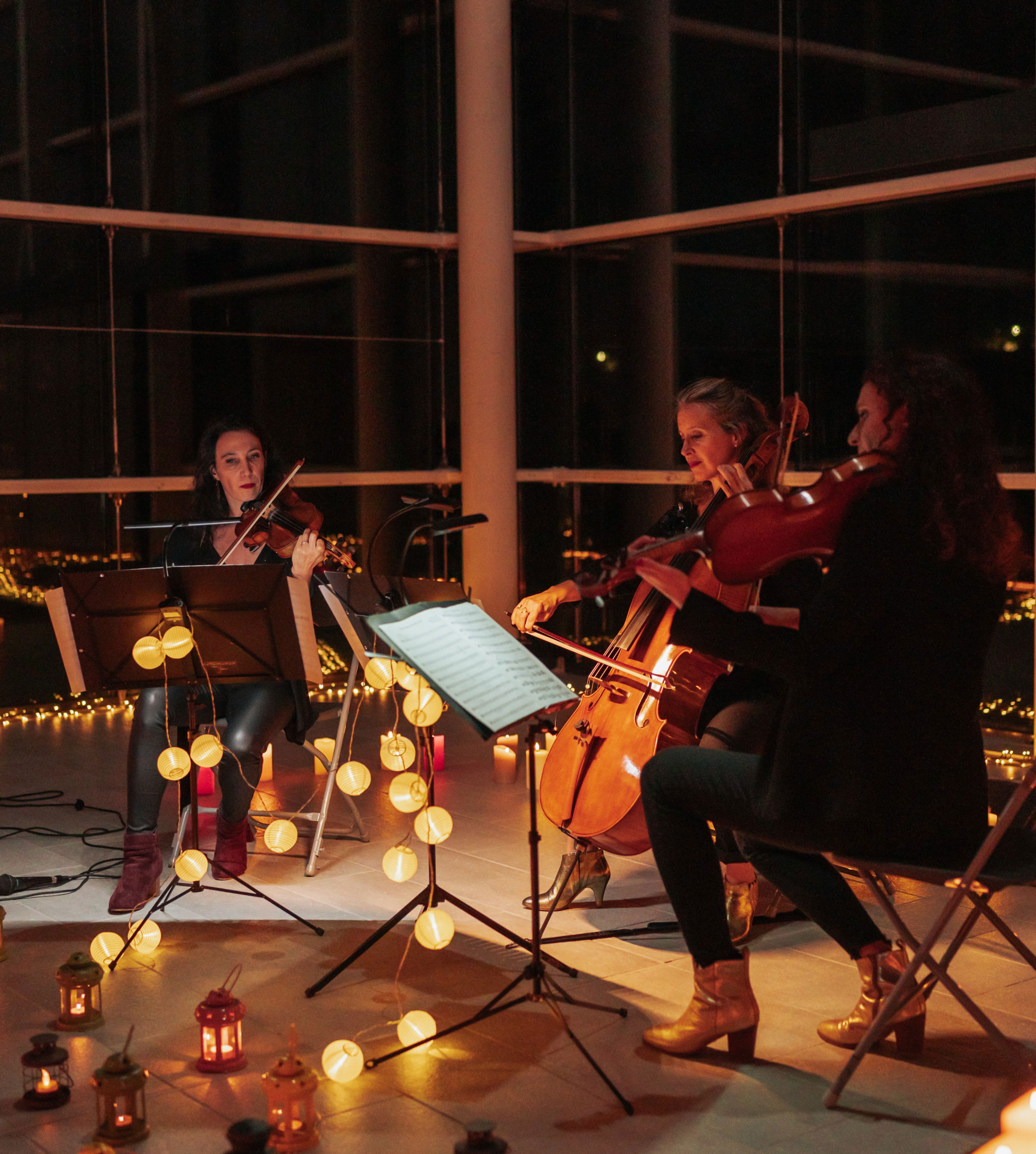Trio Yseult, Concert à la bougie (version quatuor à cordes Candlelight)