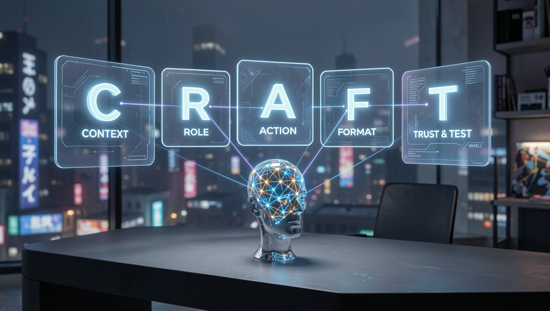 Метод C.R.A.F.T. у промпт-інжинірингу: 5 кроків до ідеальної відповіді ШІ