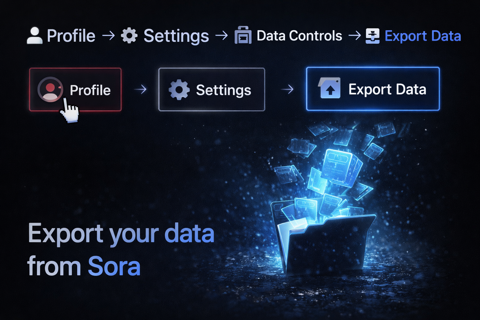 How to save photos and videos from Sora: step-by-step instructions for exporting data