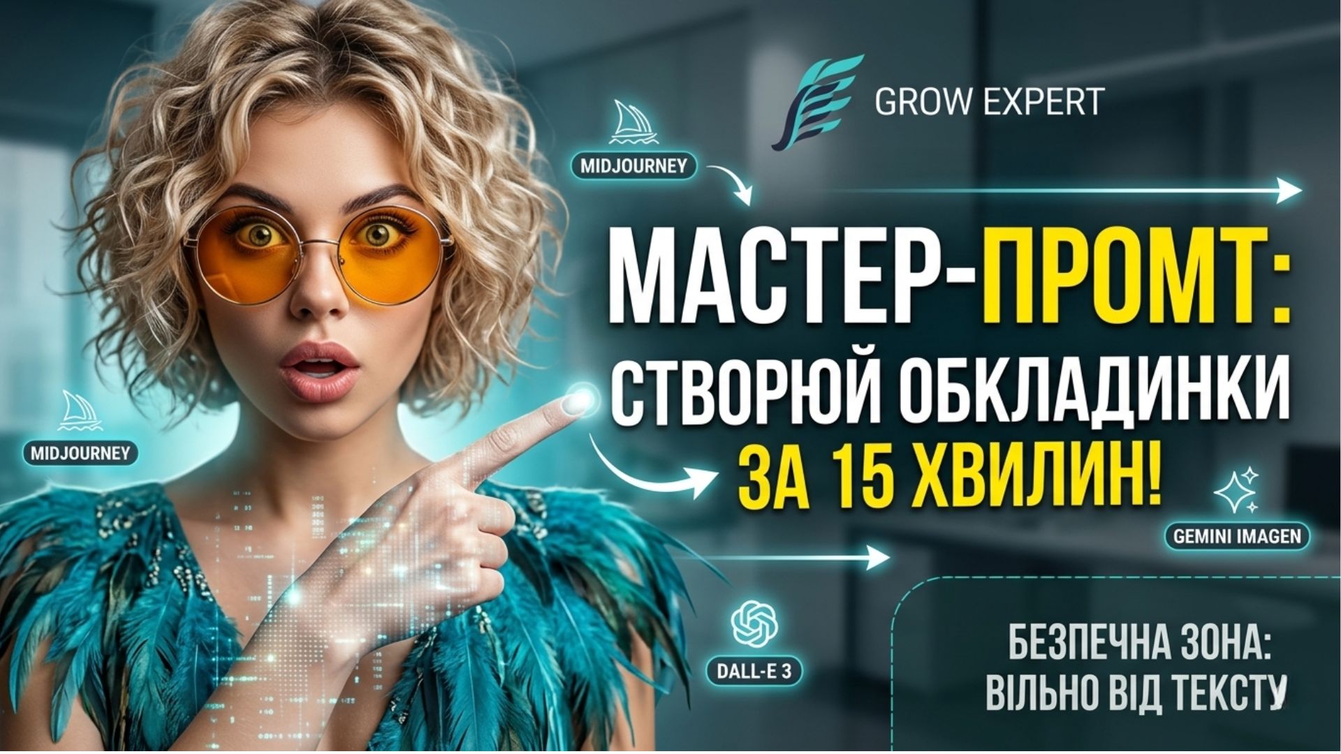 Промт для обложки YouTube для GPT и Gemini