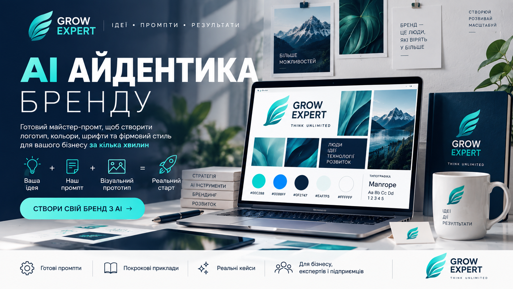 Як створити фірмовий стиль бізнесу за допомогою AI: готовий майстер-промпт
