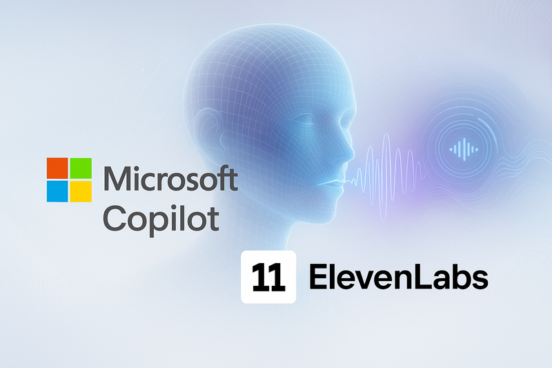 Новинки у світі ШІ: Microsoft презентує MAI‑Voice‑1 і текстову MAI‑1‑preview, ElevenLabs - SFX v2