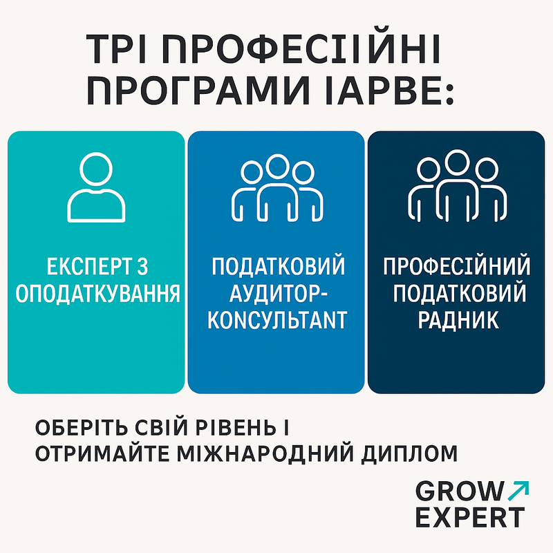 Три Шляхи до Майстерності в Податках - Три професійні програми IAPBE: від експерта з оподаткування до податкового радника