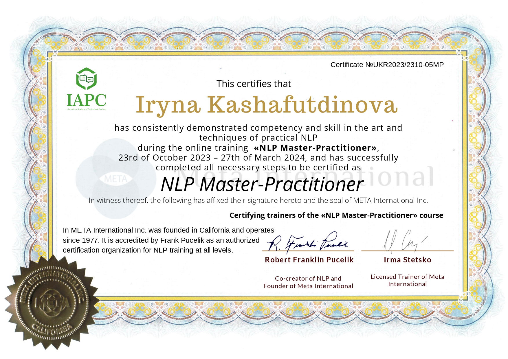 NLP. NLP master. NLP practitioner.