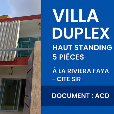 🏡 Vous cherchez une villa de standing où confort, sécurité et élégance se rencontrent ?