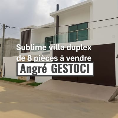 🏡 SUBLIME VILLA DUPLEX EN VENTE – ANGRÉ GESTOCI