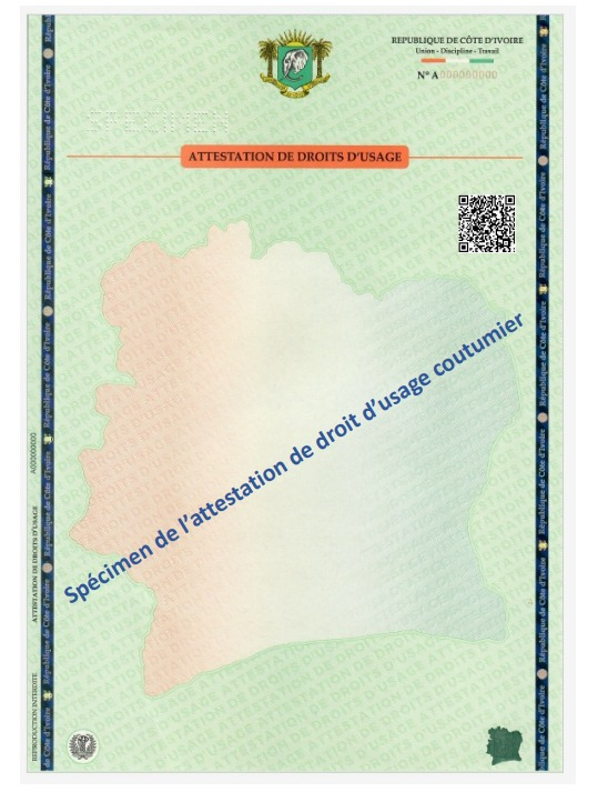 Nouveauté du foncier ivoirien : Tout Savoir Sur L'Attestation de Droit d’Usage Coutumier (ADU)