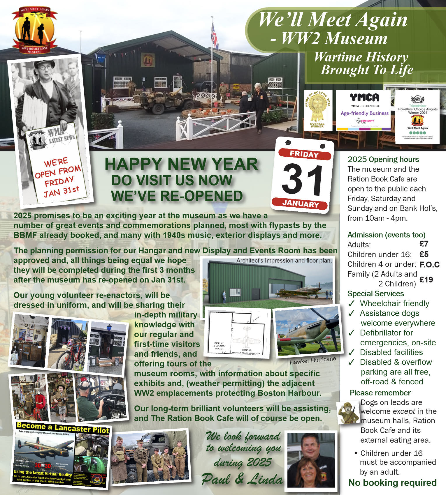 SOME OF OUR 2025 EVENTS