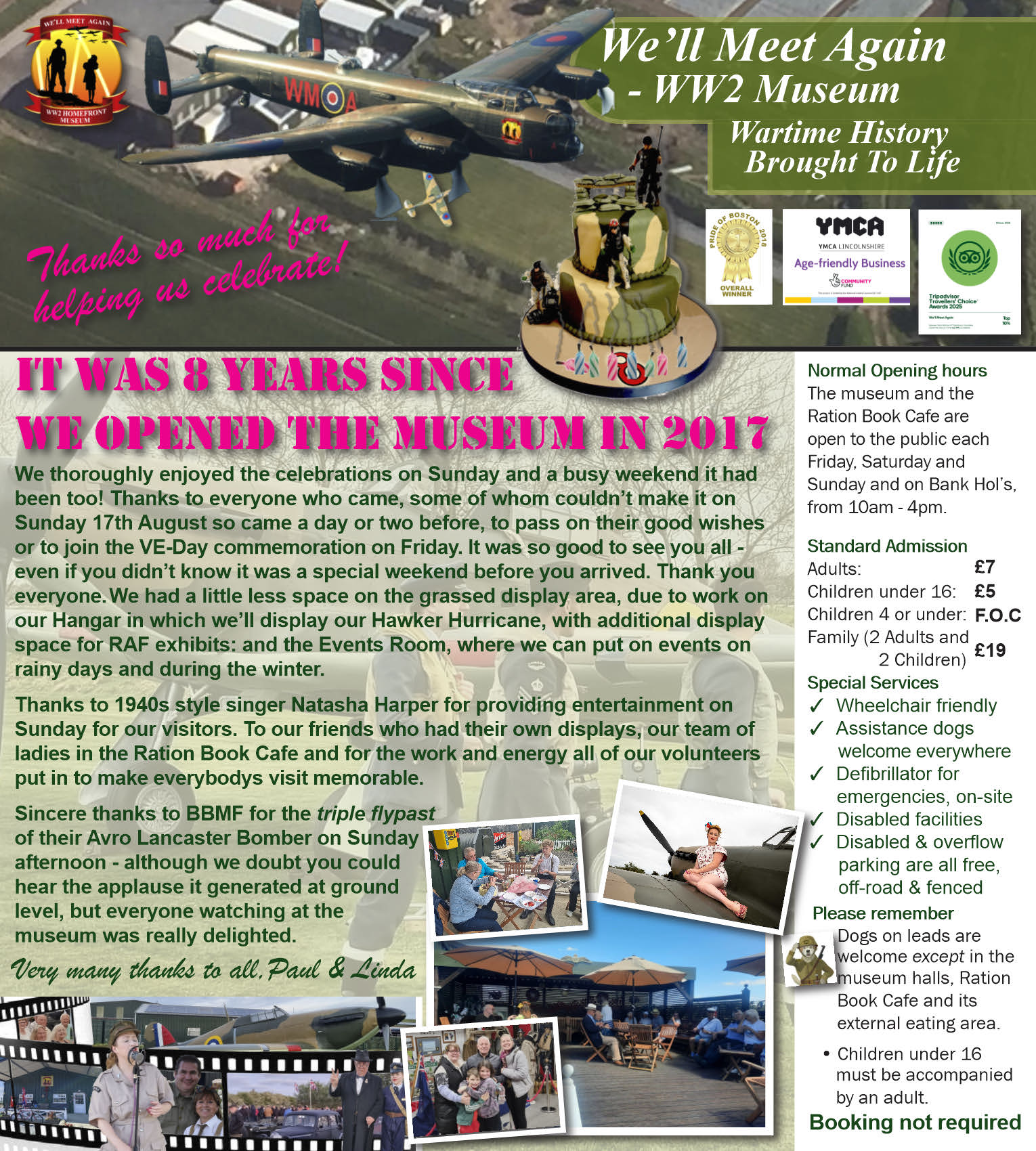 SOME OF OUR 2025 EVENTS