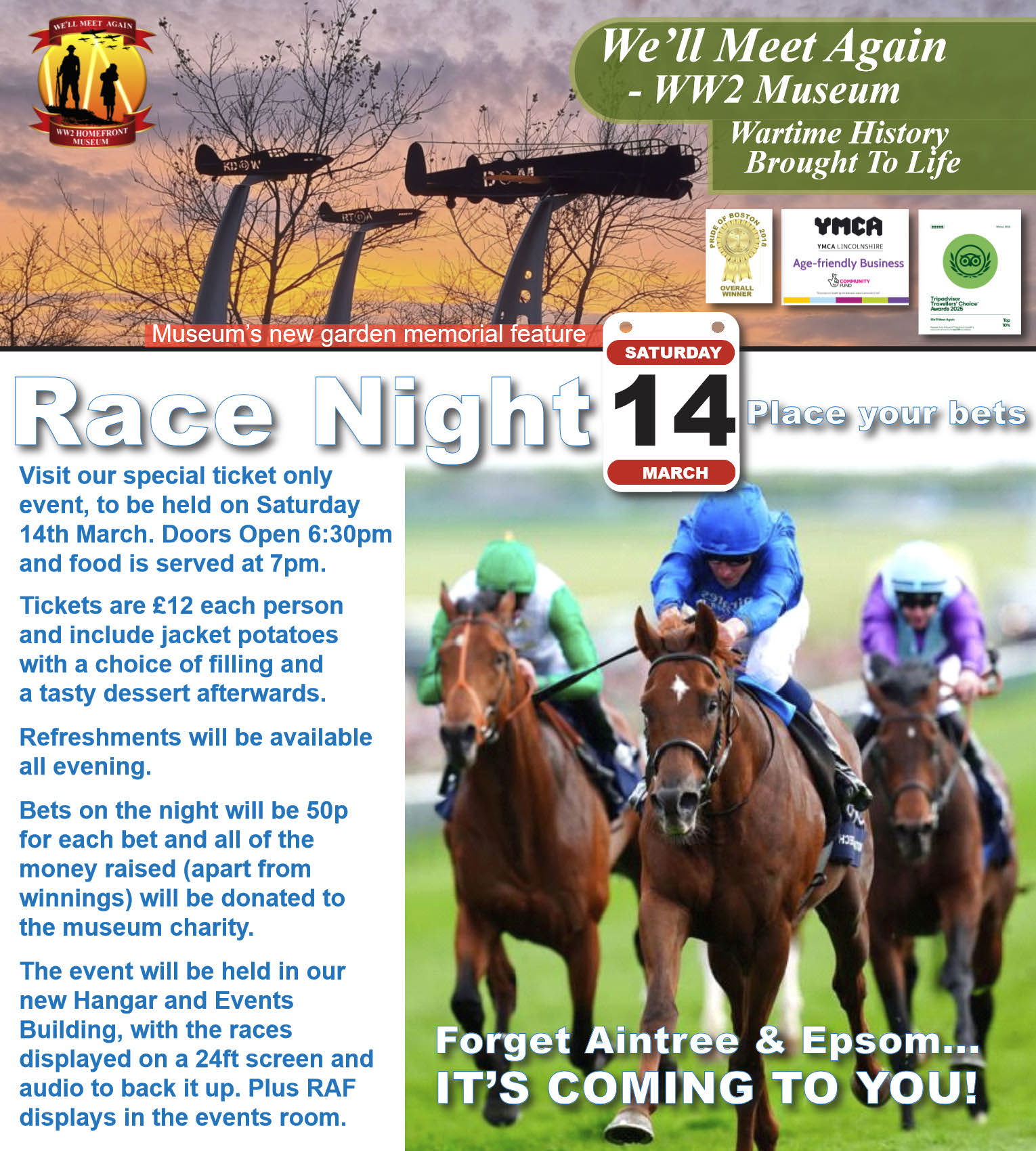 SOME OF OUR 2026 EVENTS