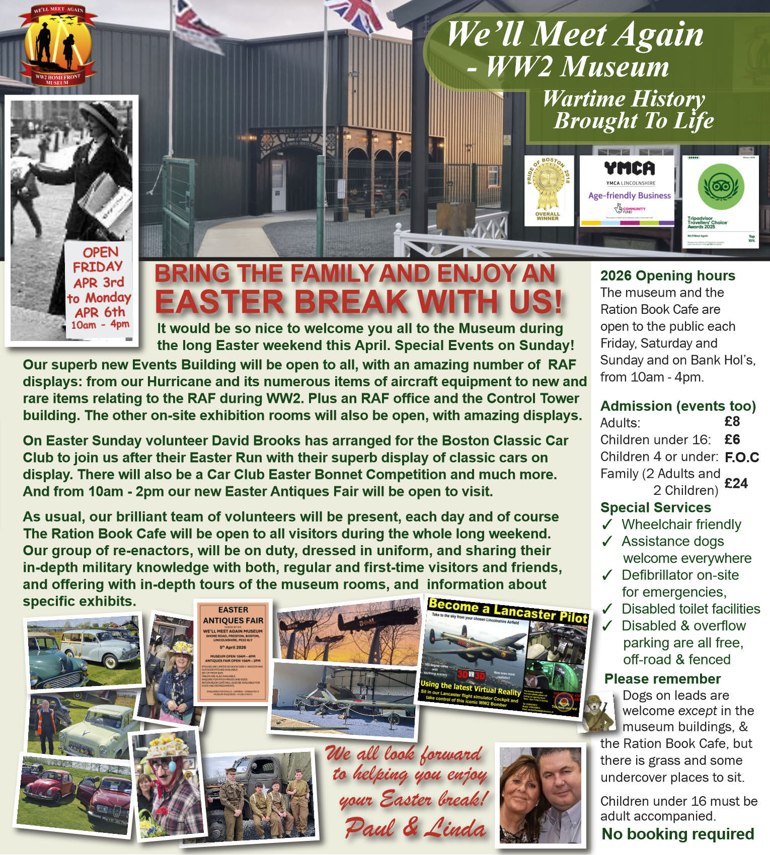 SOME OF OUR 2026 EVENTS