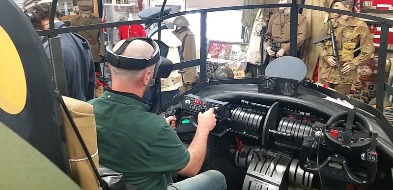 Take to the air - with a flight in our Lancaster flight simulator