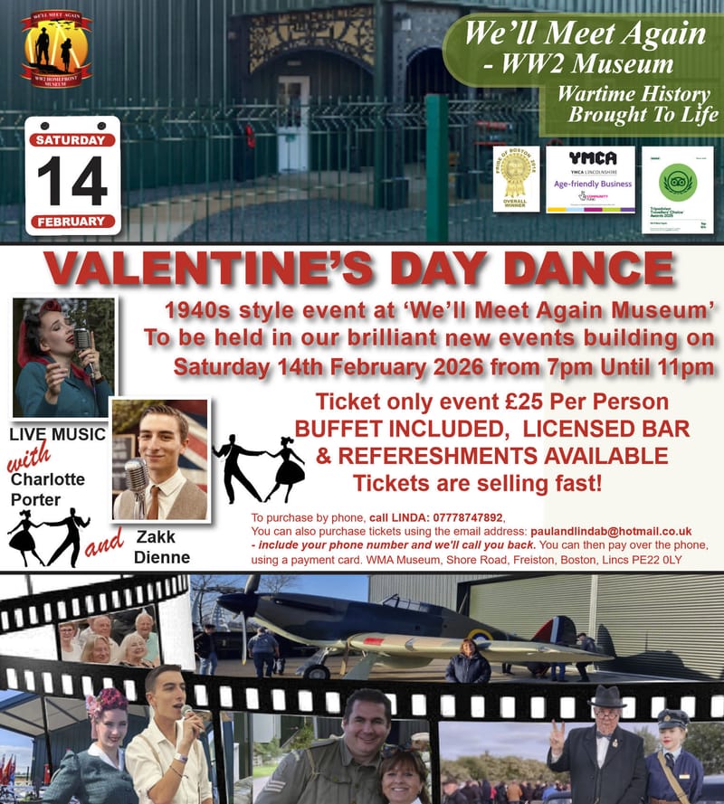 2 EVENTS: A Daytime Winter Vehicle Gathering, and A VALENTINE'S DAY DANCE