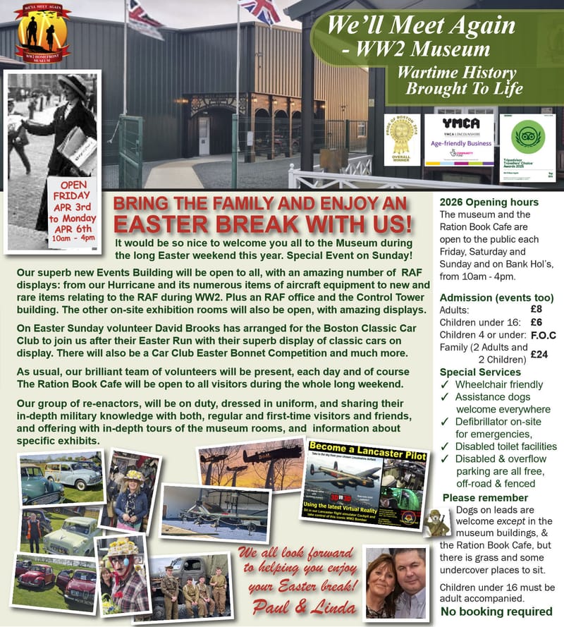 EASTER SUNDAY 5th April: Easter Bonnet and Antiques Fair