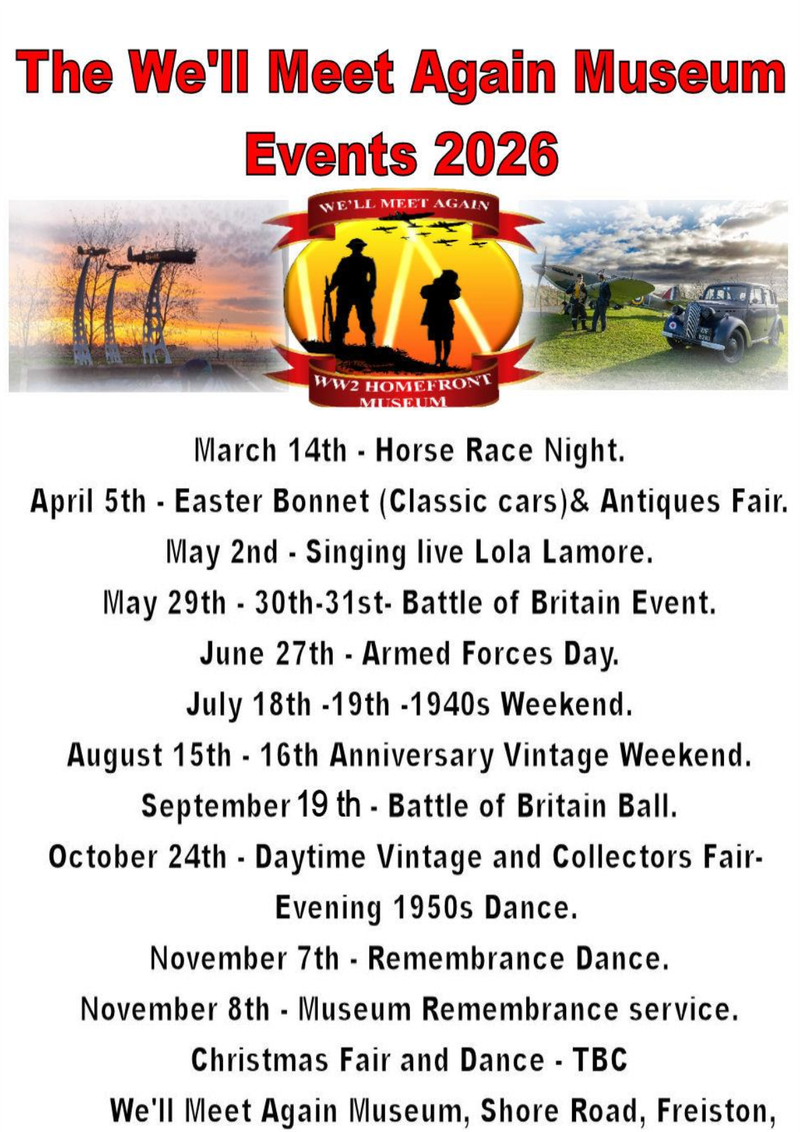 The Museum's Proprietors, Volunteers and Trustees are looking forward to your visit.