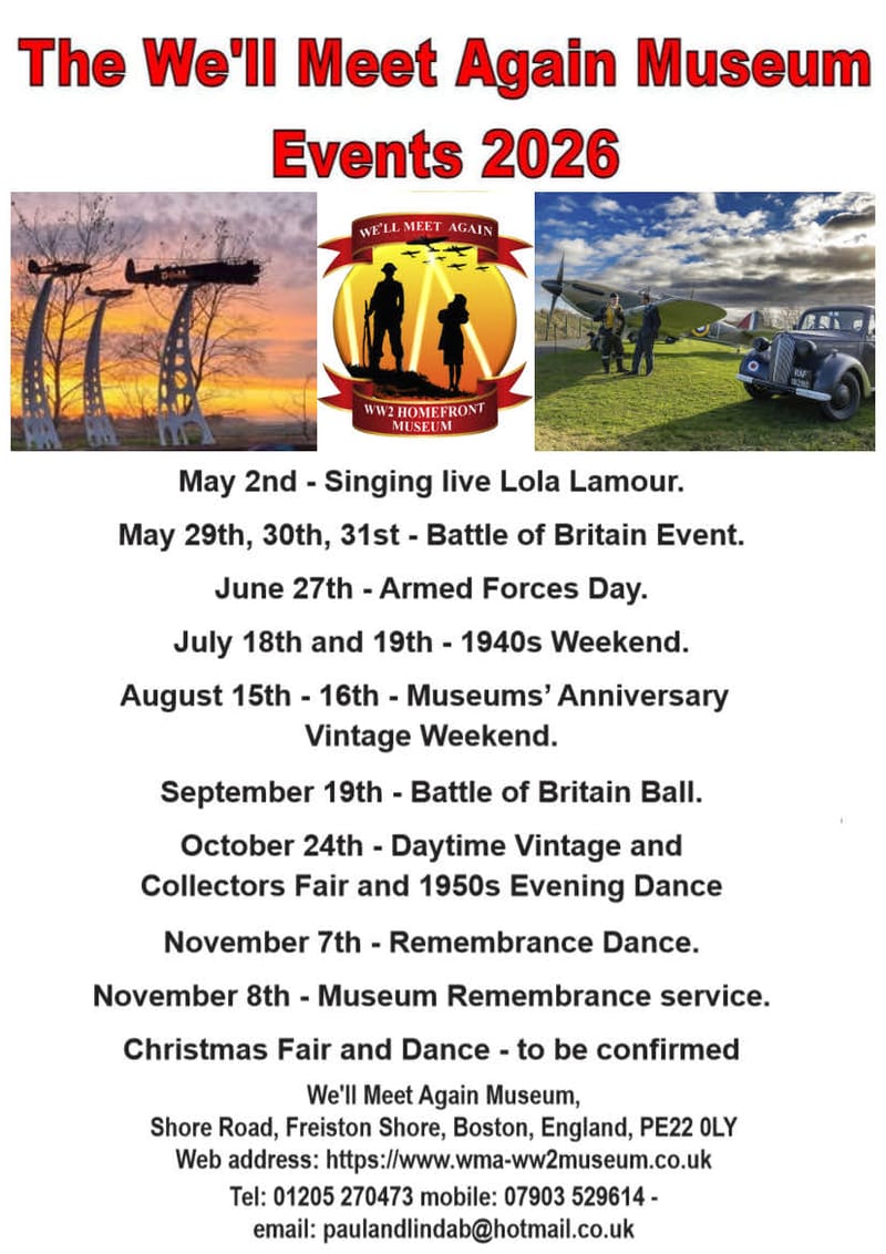 The Museum's Proprietors, Volunteers and Trustees are looking forward to your visit.