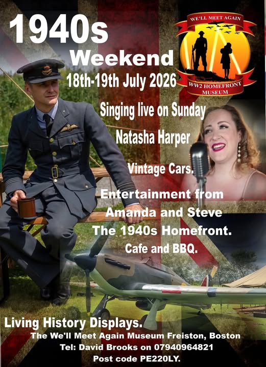 1940s Weekend. Saturday 18th and Sunday 19th July
