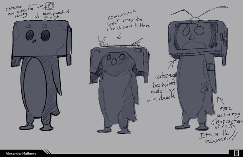 Designs to help break up the minutia of realism and anime styles. 