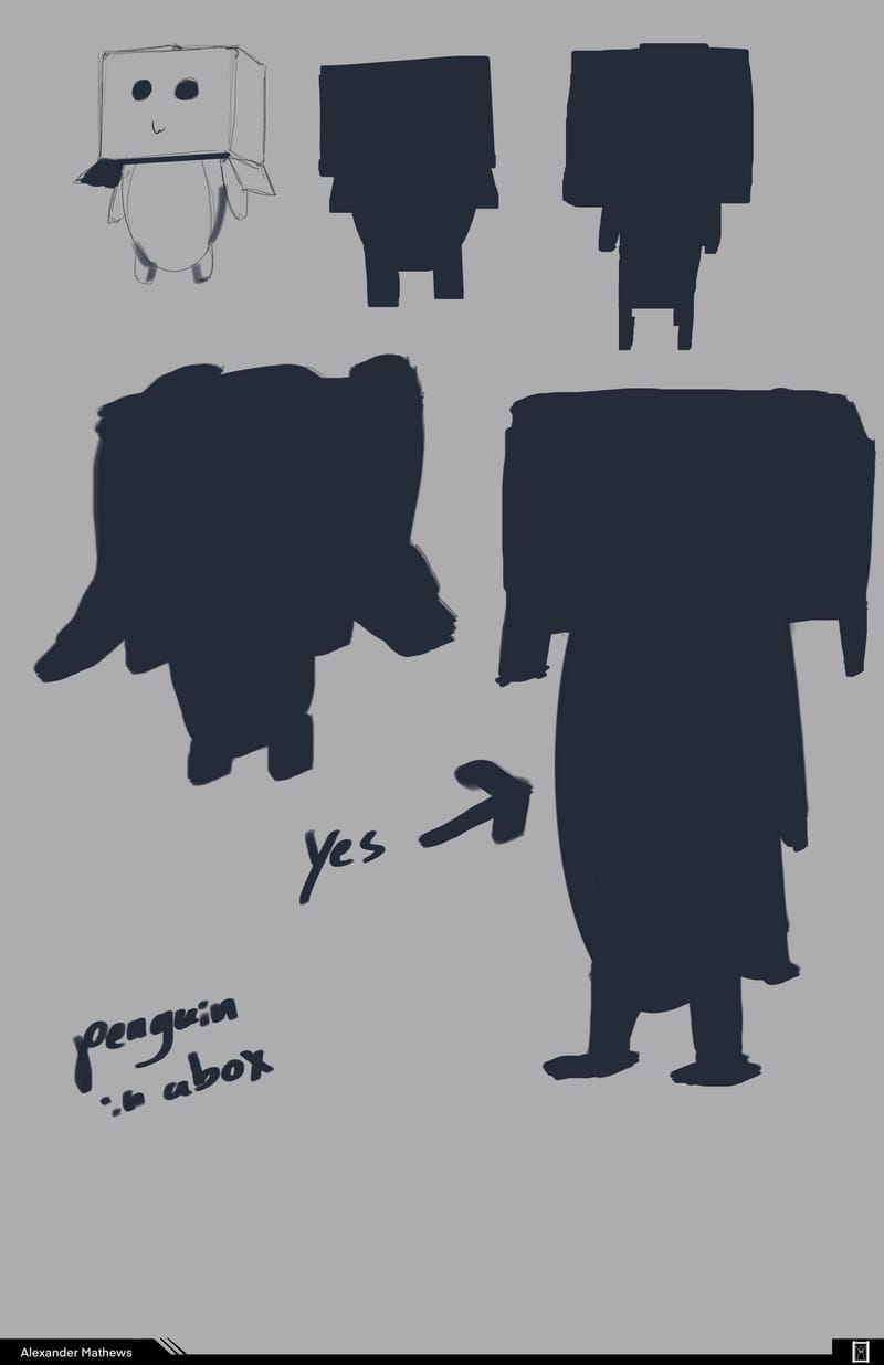 Designs to help break up the minutia of realism and anime styles. 