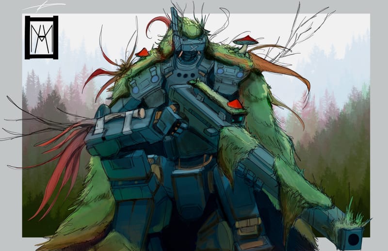 Designs and sketches made to try out any mech designs