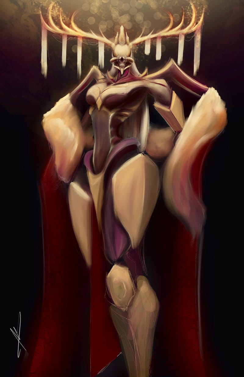 Character design for a personal series called "Millennium Knights"