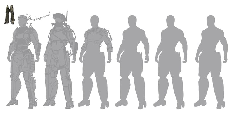 Character design for a personal series with a running title of 'Mako'