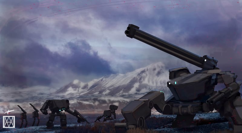 Examples of Photobashing practice. 