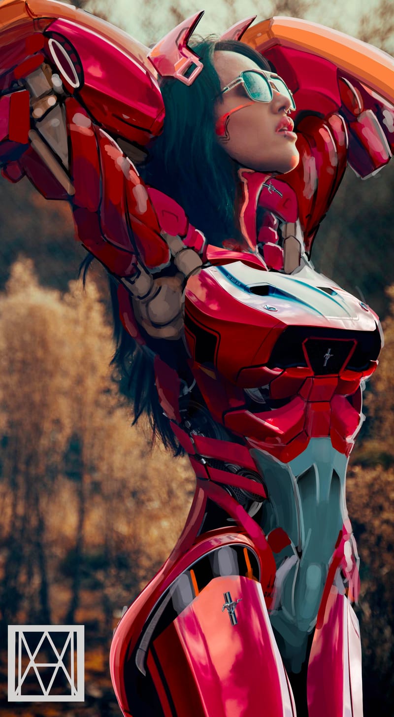 Examples of Photobashing practice. 