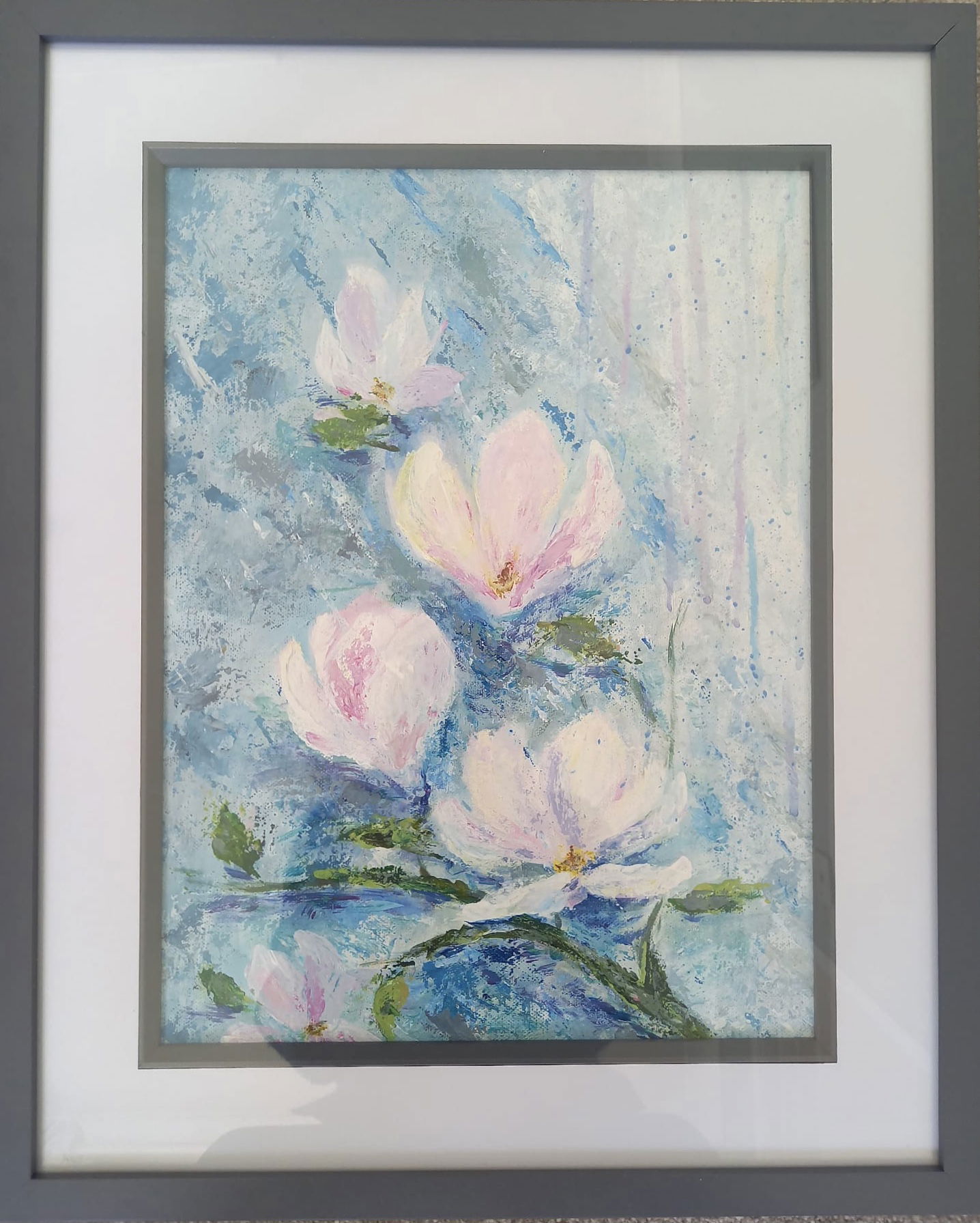 Magnolias in the Rain.
