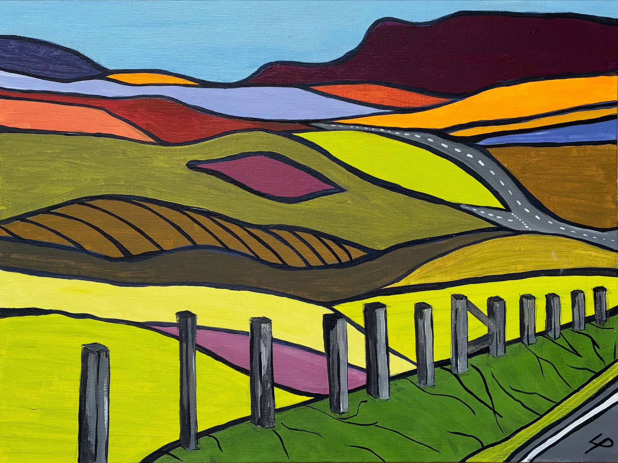 Journeys through Wales - 7 x 5