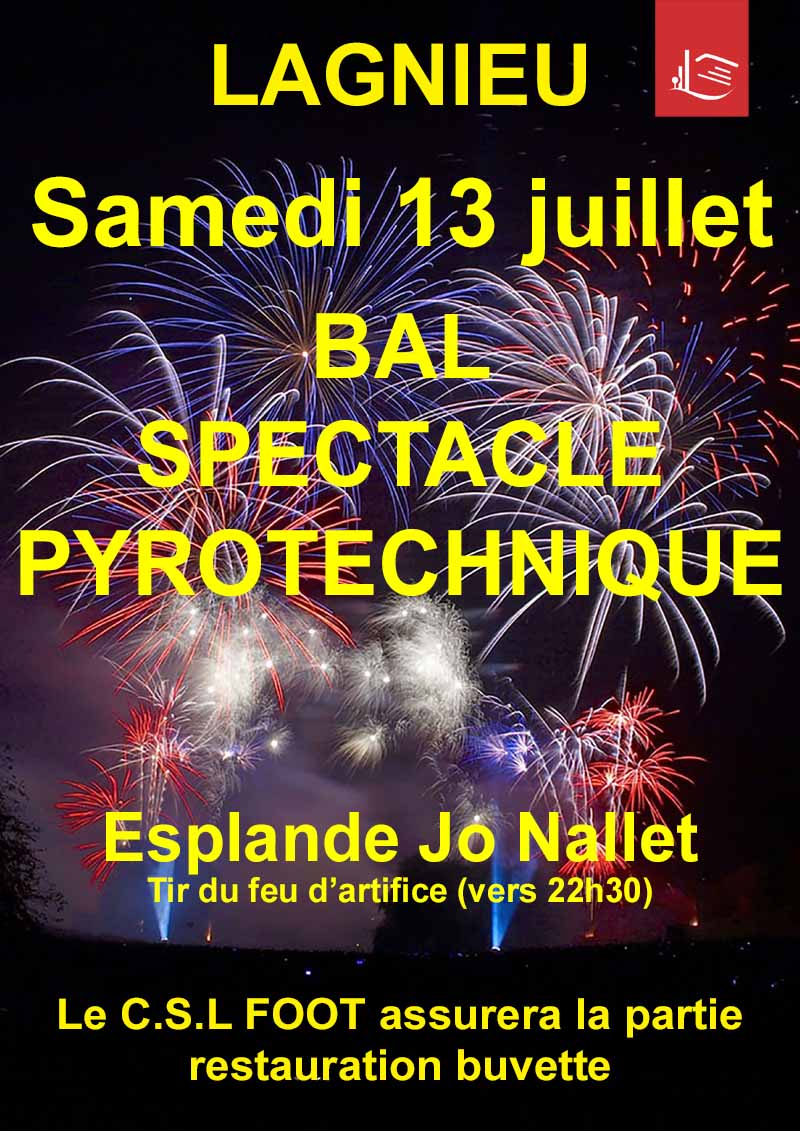 Soirée concert - Bal - Feu d'artifice- ouvert à tous
