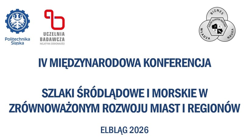 IV Międzynarodowa Konferencja “Szlaki śródlądowe i morskie w zrównoważonym rozwoju miast i regionów"