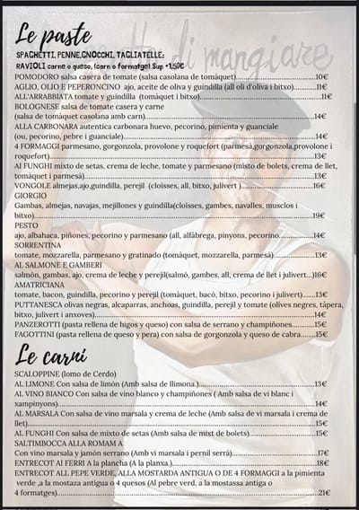 LA PASTA Y LA CARNE: