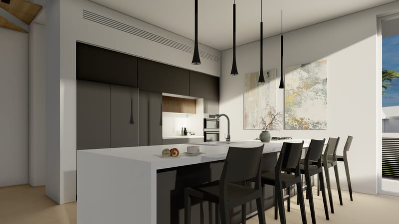 בית דו משפחתי מודרני עם בריכה -כפר יונה