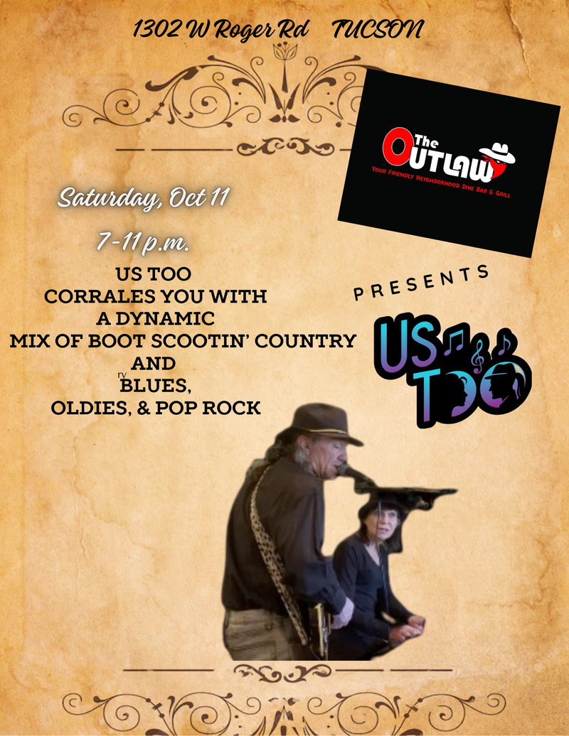 The Outlaw Bar and Grill presents Us Too