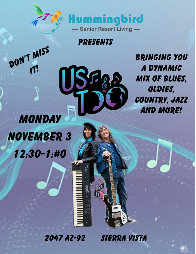 Us Too hims at Hummingbird Senior Resort Living