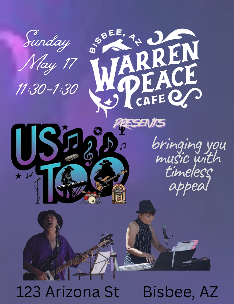 Warren Peace Cafe presents Us Too