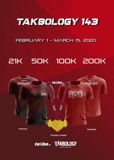 Takbology 143 Virtual Run: A Celebration of Love and Movement