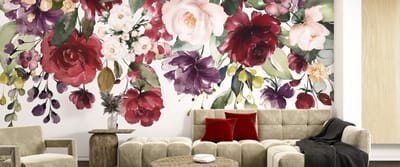 Fresh Ideas for Decorating with Floral Wallpaper